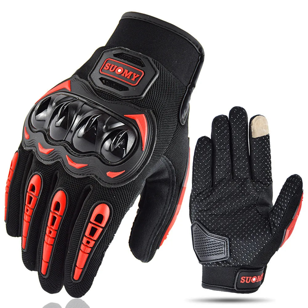 Suomy Motorcycle Gloves Moto Touch Screen Breathable Motorbike Racing Riding Bicycle Protective Guantes Summer Sports for Honda
