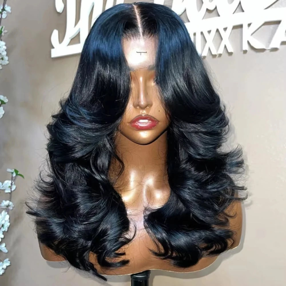 13x6 Body Wave Lace frontal Wig Human Hair Pre Plucked Glueless 13X4 Brazilian Body Wave HD Transparent Lace Wigs For Women