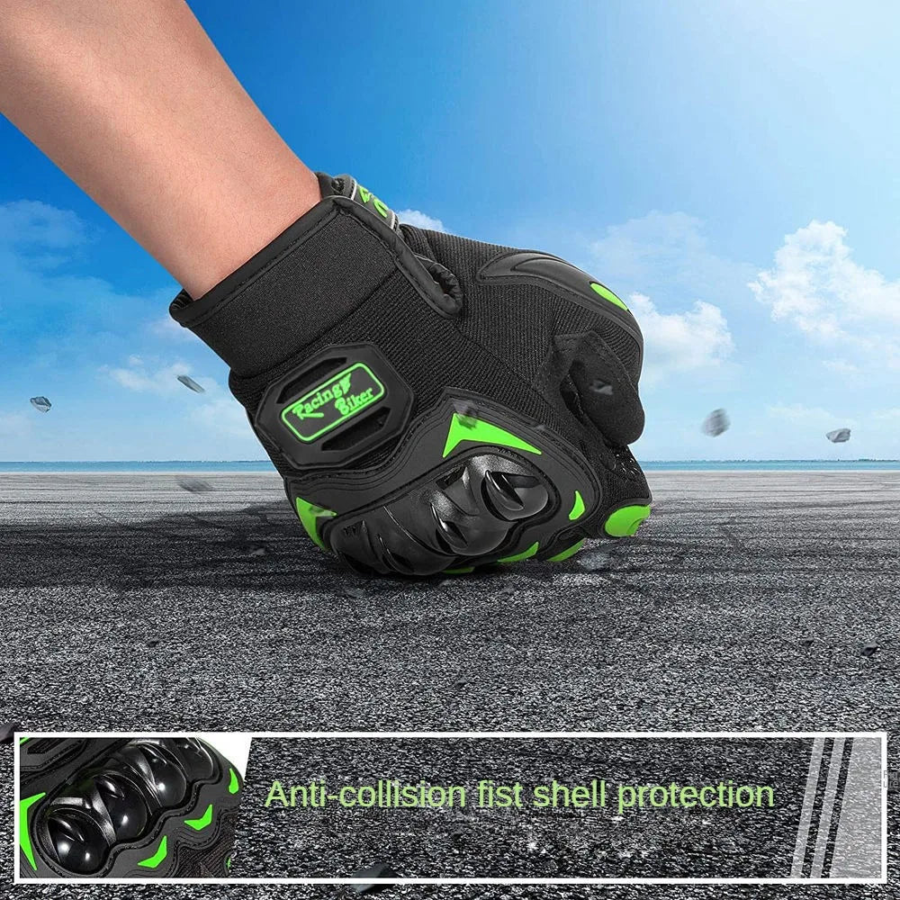 Motorcycle protect Gloves Waterproof Touch Screen Full Finger Leather Joint protection Anti-fall Moto Non-slip Riding Men Novelt