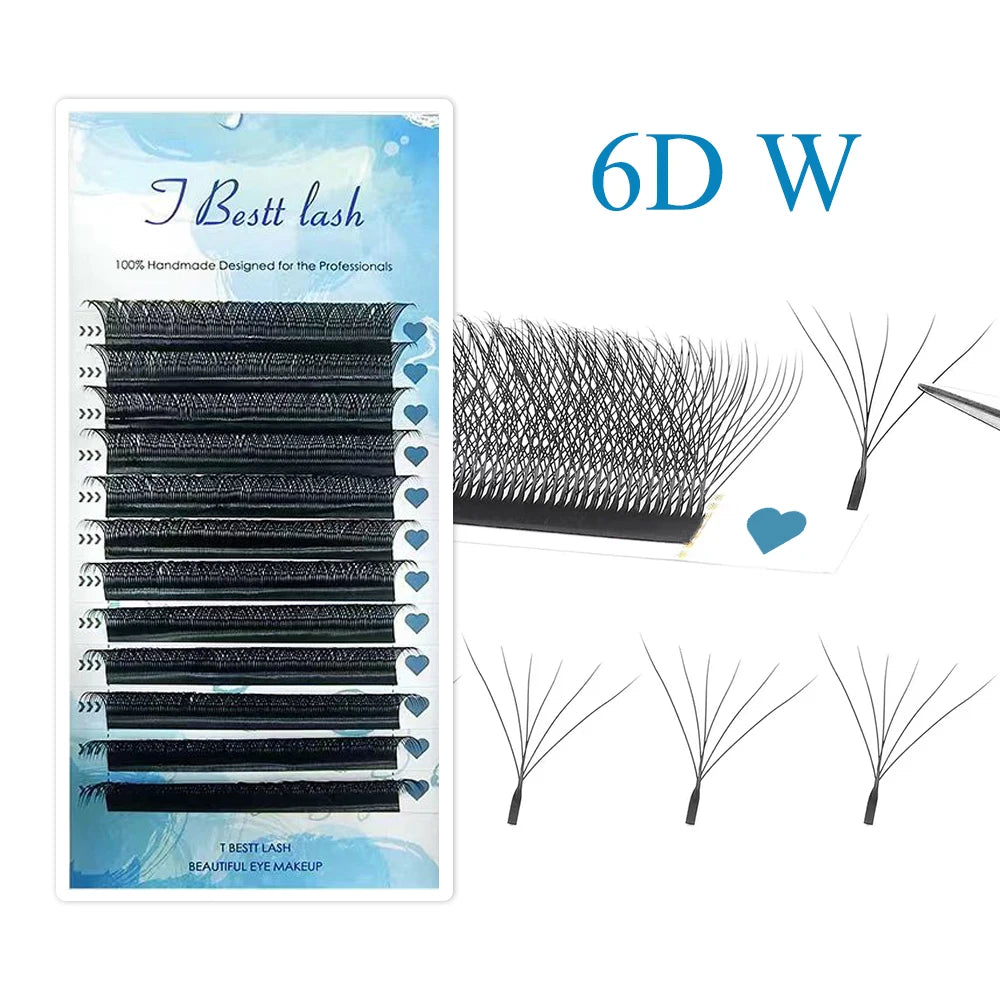 Tbestt 6DW Shape Lashes YY Eyelash Volume Extensions 5DW Cilia and Brazilian Volume Mink YY Cilios Extensions Cilios YY