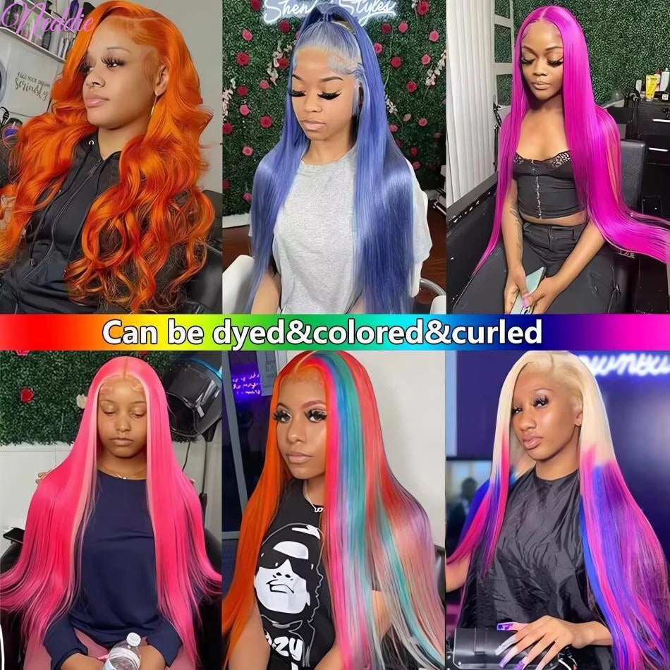 Blonde Wig Straight 613 Hd Lace Frontal Wig 13X6 13X4 Transparent Brazilian Straight Lace Front Wigs 30 Inch Human Hair
