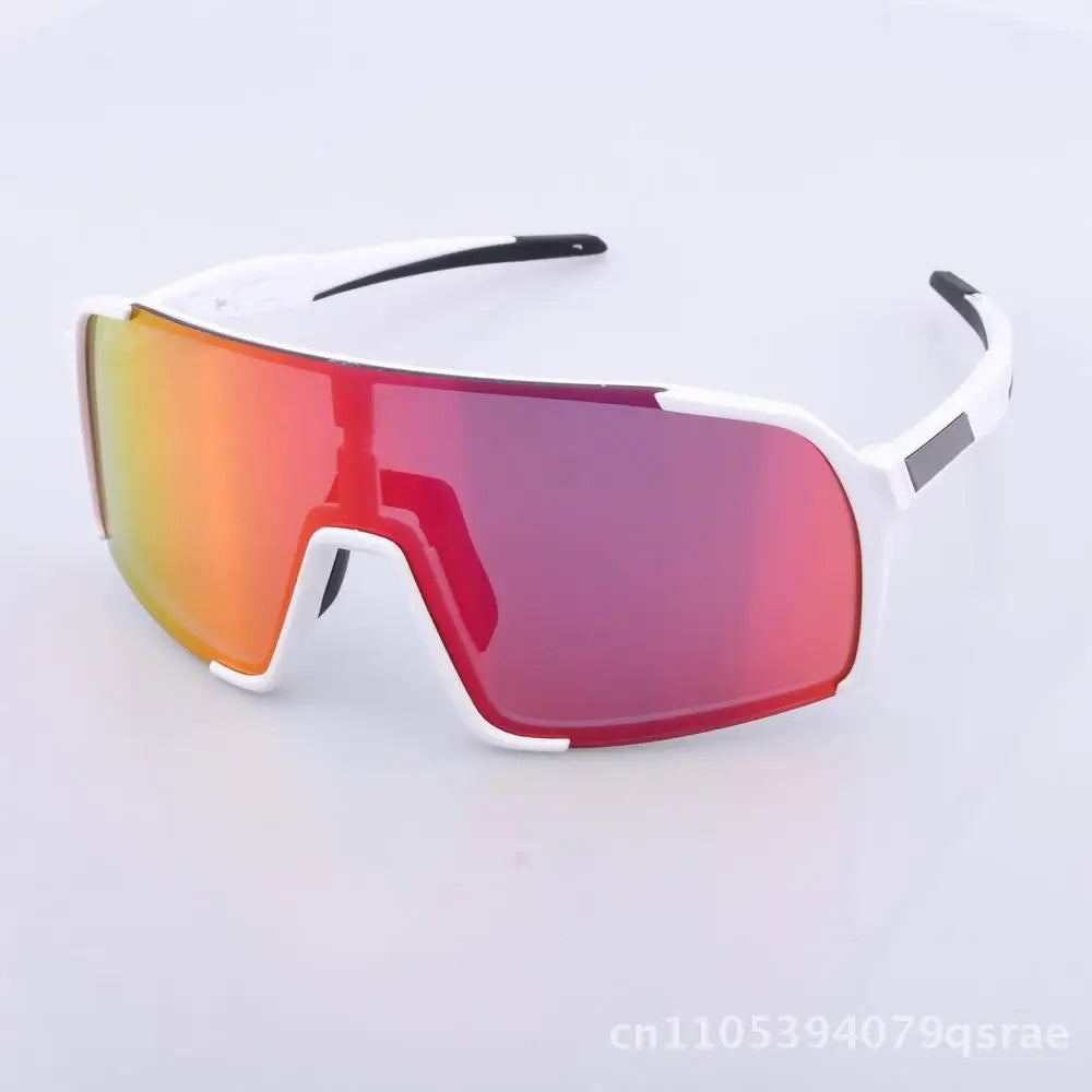TR90 Sports Riding Glasses Interchangeable Lenses Motorcycle Goggles Unisex Outdoor Riding Sunglasses Windproof Dazzling Colors