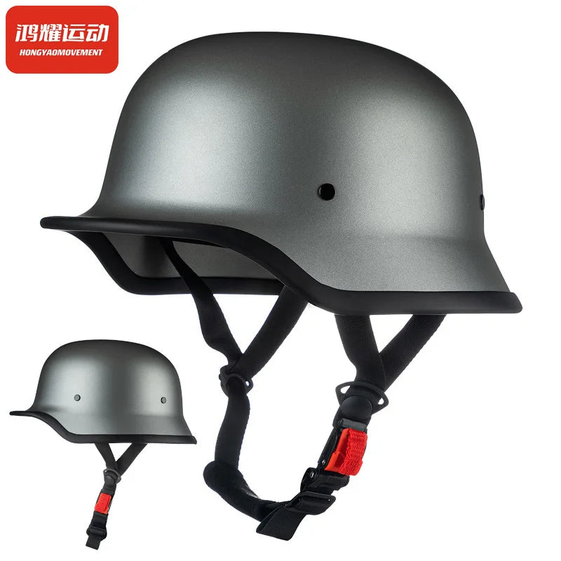 Retro German Vintage Motorcycle Half Face Helmet Capacete De Moto Casco Moto Vintage Motorbike Accessory Capacetes de Moto