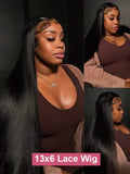 12A Ready To Go Glueless Wigs Pre Cut 13x4 Straight Lace Front Wigs Human Hair HD Transparent 5x5 Lace Closure Wigs for Beginner