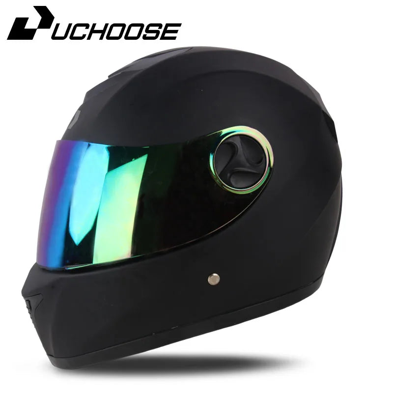 Uchoose DOT Certification Safety Motorcycle Helmet Full Face helmet For Racing Motocross Motorbike Riding Moto Helmets