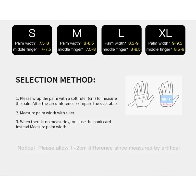 Kyncilor Winter Motorcycle Riding Gloves for Men & Women Touchscreen Waterproof Fleece Sports Accessory Glove for Ski Hiking Run