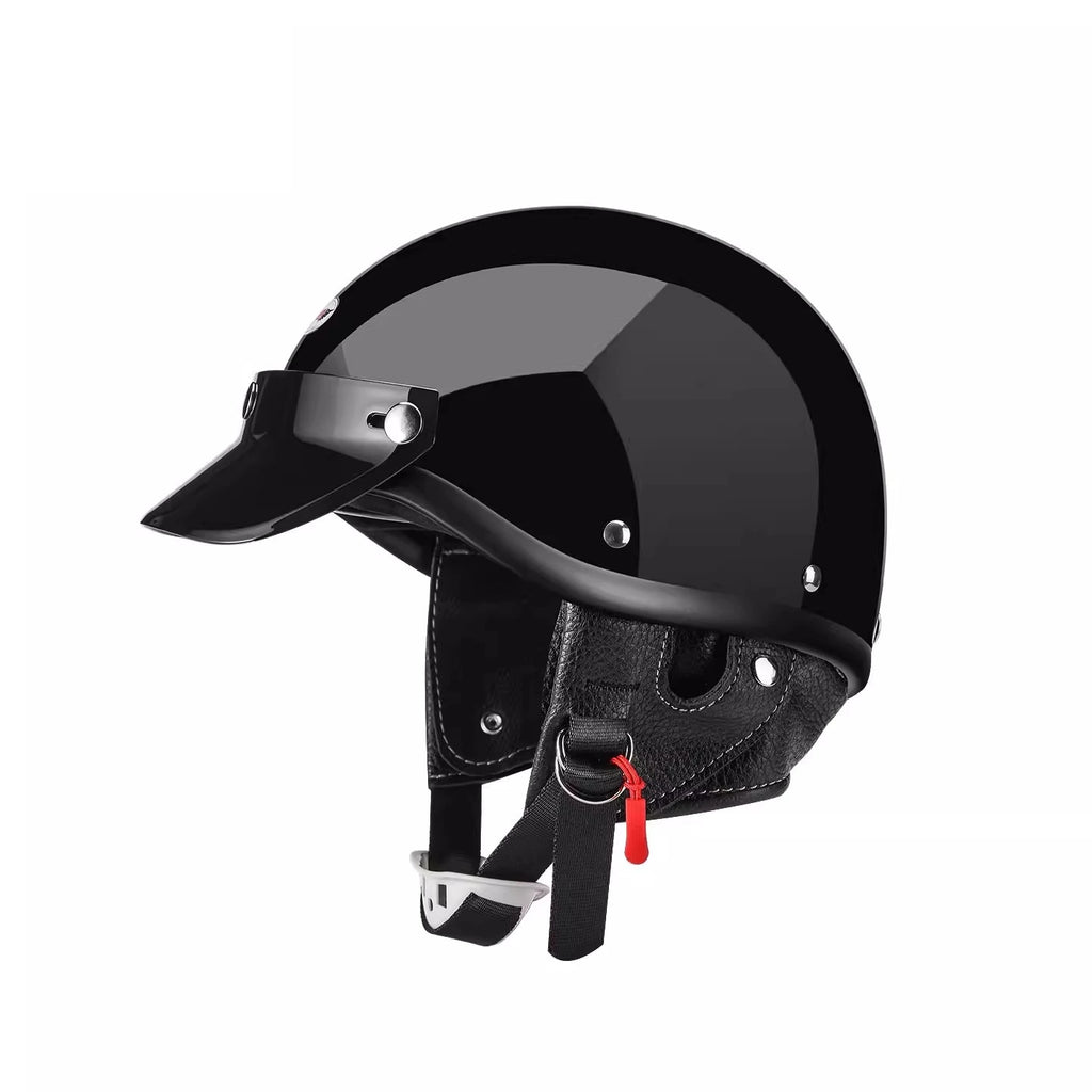 Vintage Japanese Motorcycle Helmet Cruiser Half Helmet Unisex Adult Child All Seasons Summer Simple Stylish Protection