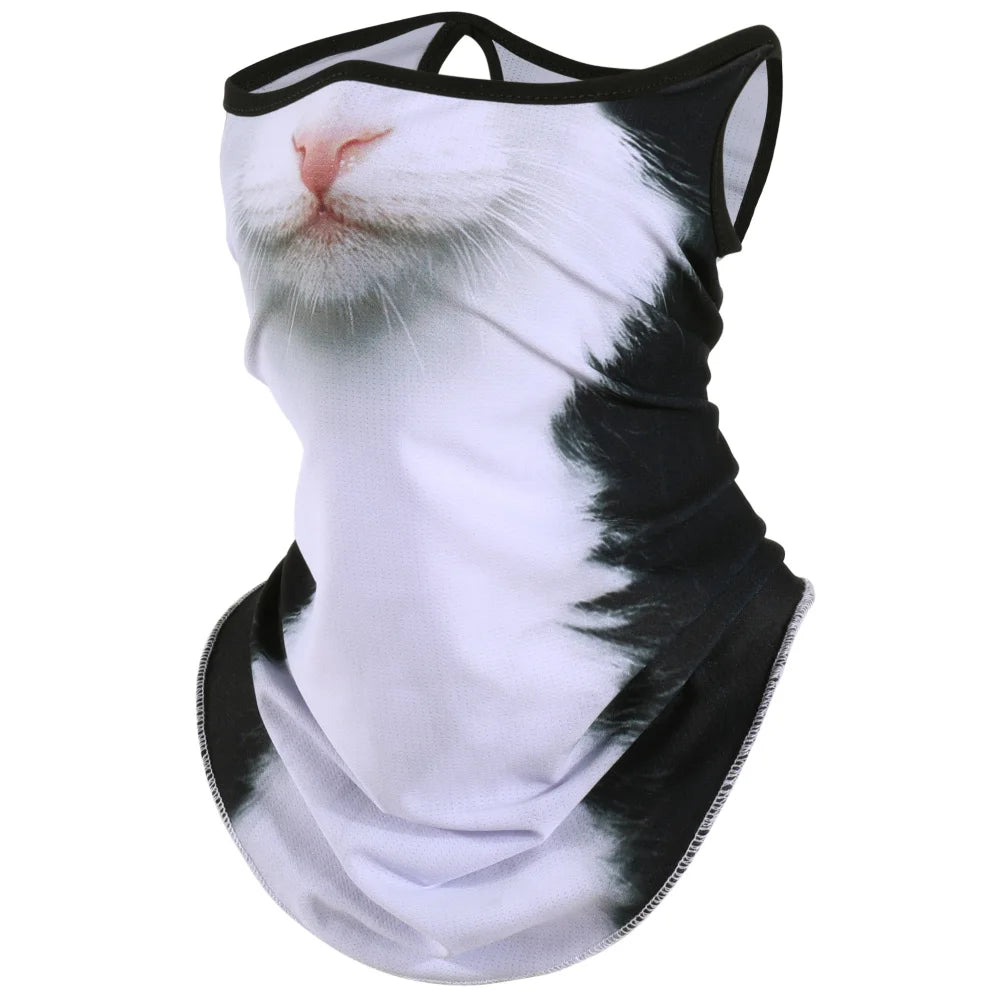 Motorcycle Face Mask Moto Helmet Breathable Bandana Hood Ski Neck Warmer Gaiter Windproof Dustproof Scarf Biker Mask