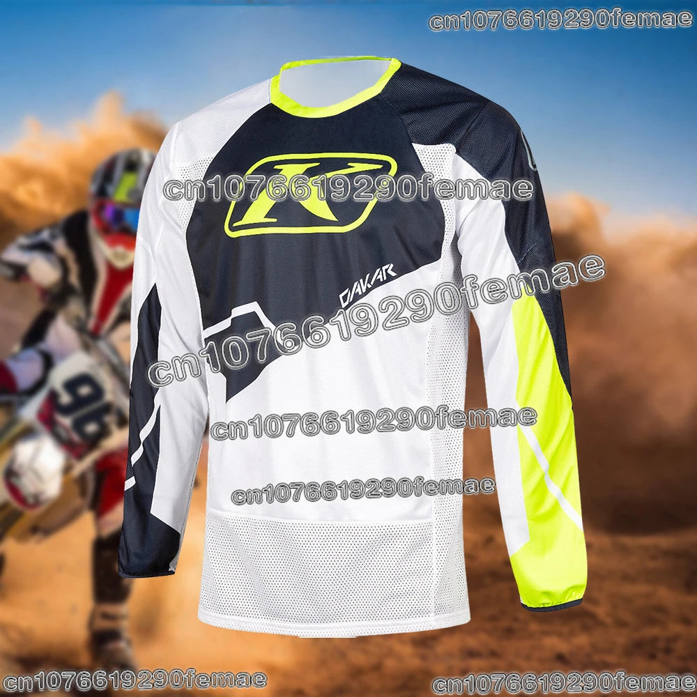 Klim Off-Road Motorcycle Stunt Shirt for Men, Downhill Biking Gear, Quick-Dry Sweat-Wicking Sports Apparel for Daily Adventures