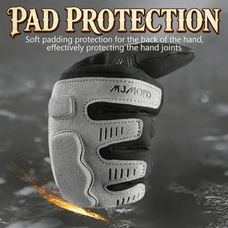 Unisex CE Certified Motorcycle Gloves - Autumn Winter Windproof Warm Gloves For  Motocross Racing Daily Motorbike Outdoor Riding
