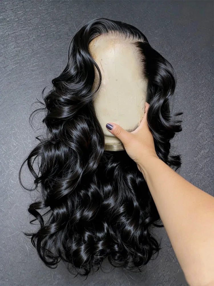 40 Inch 5x5 Glueless closure 250 Density Body Wave Human Hair Wig Black13x4 13x6 HD Lace Natural Front Wig Pre Plucked