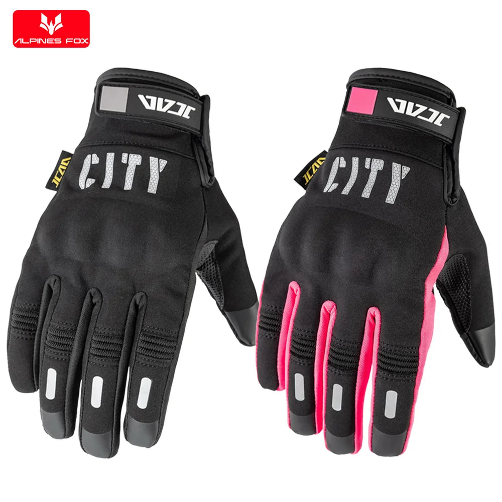 Spring Autumn New Motorcycle Gloves Windproof Motocross Riding Gloves Men Women Full Finger Touch Screen Moto Biker Glove