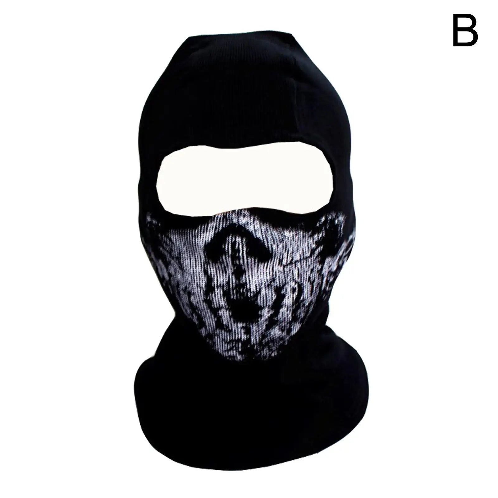 Motorcycle Balaclava Skull Print Full Face Mask Windproof Skiing Head Neck Warmer Cycling Biker Hood Men Helmet Liner