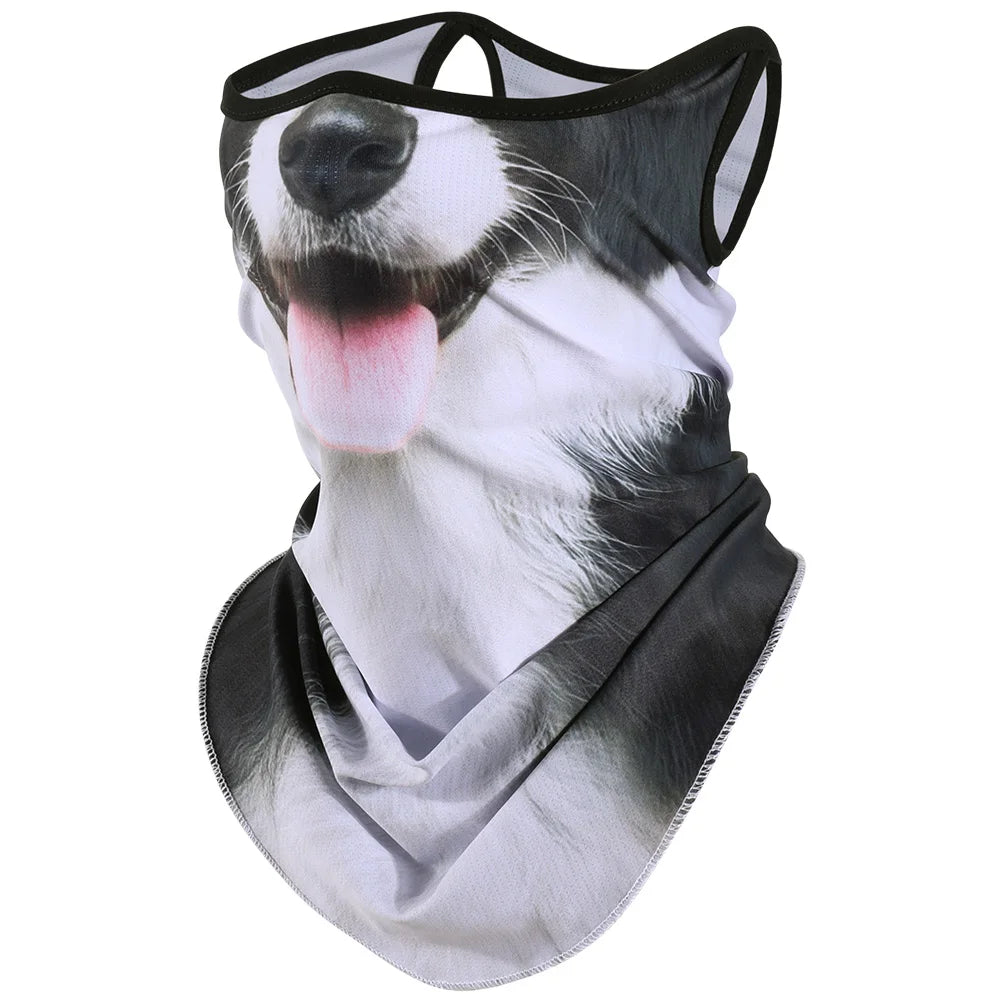 Motorcycle Face Mask Moto Helmet Breathable Bandana Hood Ski Neck Warmer Gaiter Windproof Dustproof Scarf Biker Mask