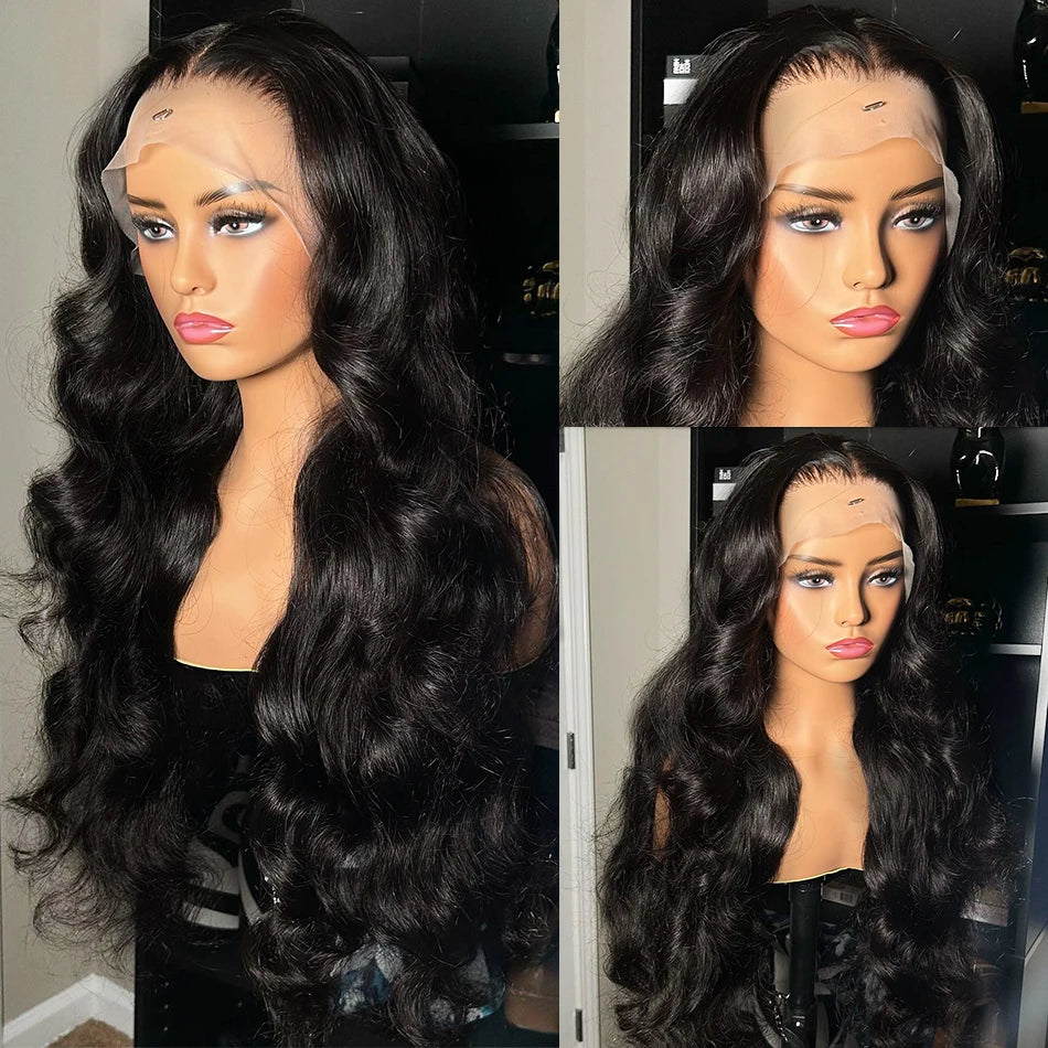 30 40 Inch Body Wave Lace Front Wig PrePlucked With Baby Hair 13x4 13x6 Hd Lace Frontal Wigs For Women body wave Human Hair Wigs