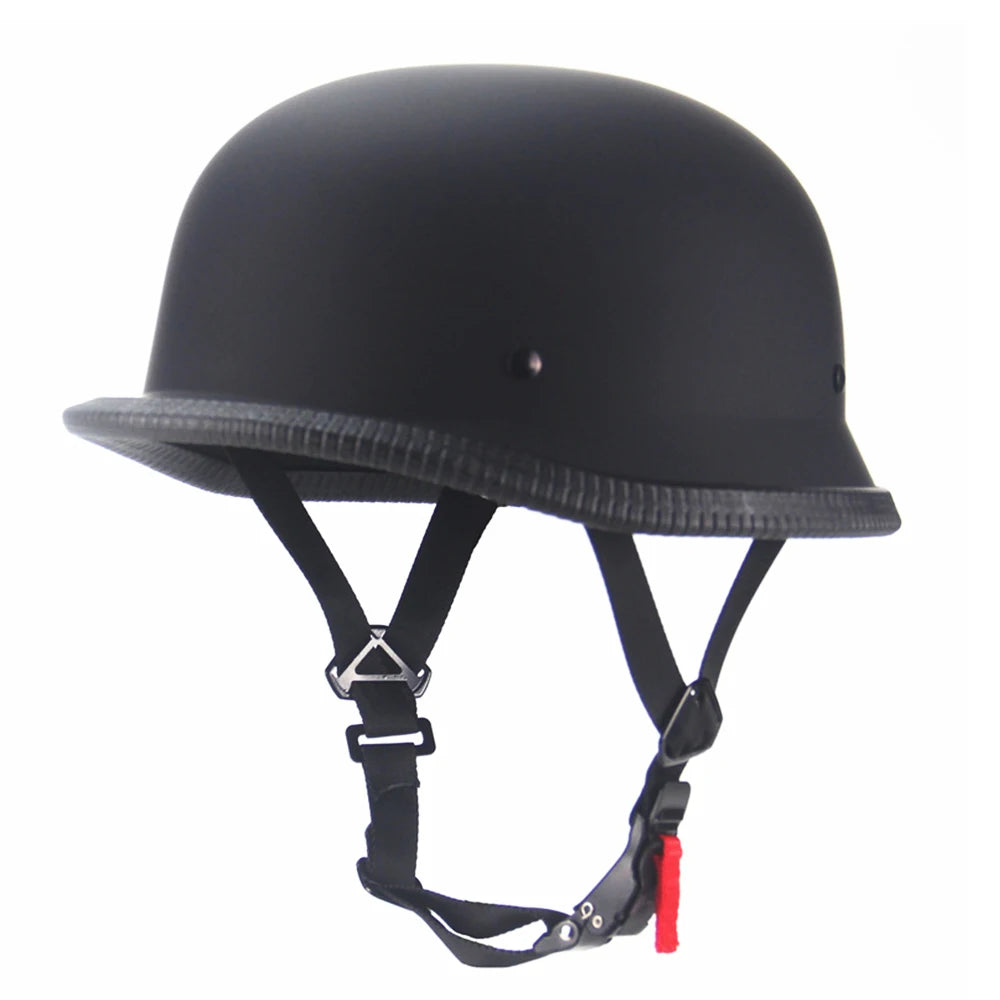 Motorcycle Helmet German Vintage Casco Moto Open Face Black Summer Retro Half Helmet Unisex Helmets Motorcycle Accessories
