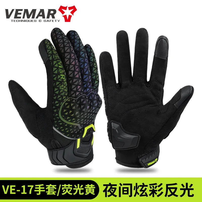 Spring summer gloves motorcycle men women riding gloves TPU protective case anti-drop locomotive rider breathable moto gloves