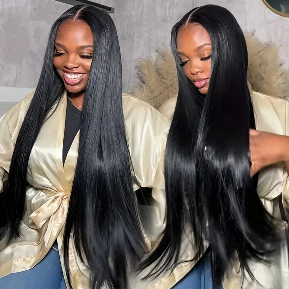 Straight Lace Front Wigs Human Hair 250% Density 13x4 Full Frontal Transparent HD Lace Wig Glueless Wigs 13x6 Lace Frontal Wigs