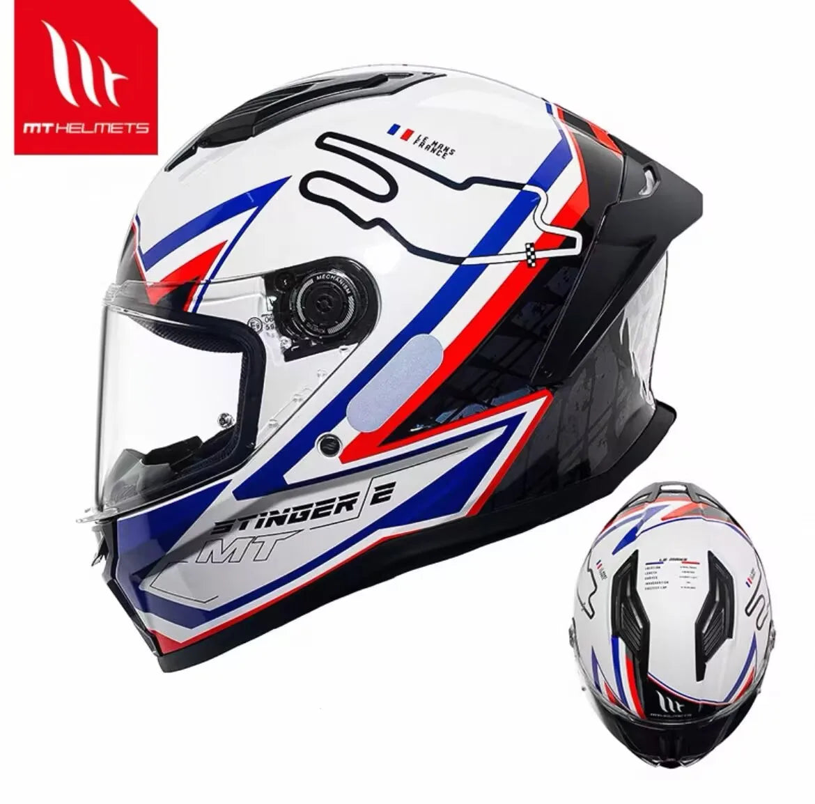 2025 MT Stinger 2 Motorcycle Helmet Full Face Dual Lens Helmet ECE DOT Certification Men Off-road Racing Casco Para Moto