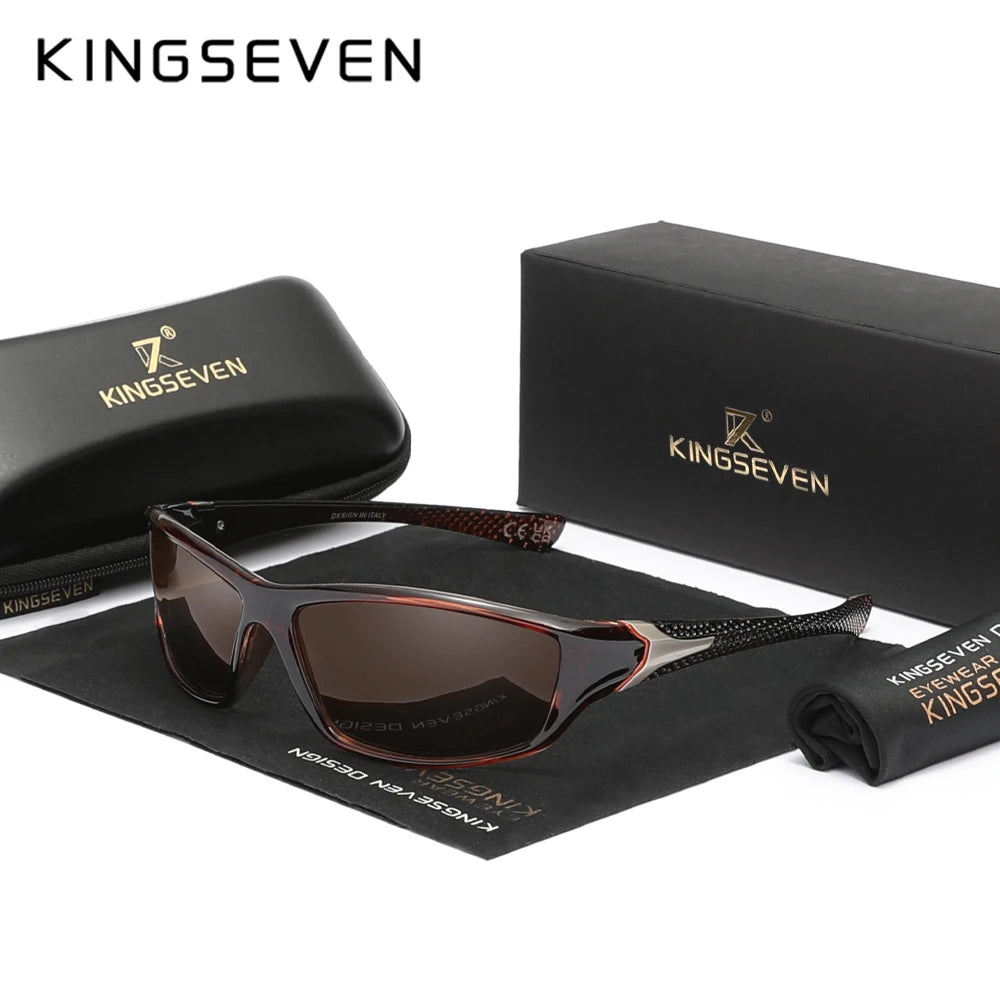 KINGSEVEN Outdoor UV400 Goggles Padded Goggles Anti-UV Unisex Sports Sunglasses Eyewear Motorcycle Riding Protective Glasses
