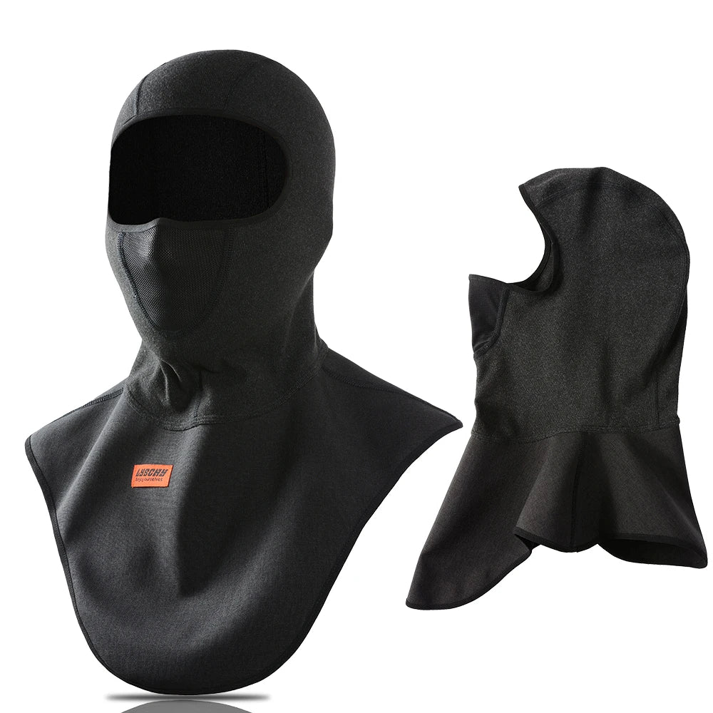 Motocycle Helmet Hood Motocross Full Face Mask Men Women Windproof Motorcycle Balaclava Plus Velvet Warm Liner Under Helmet
