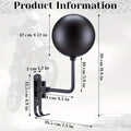 Multi Unctional Helmet Holder 180° Rotatable Motorcycle Helmet Moto Accessories Claw Hook Wall Mounted for Hanging Hat Jacket