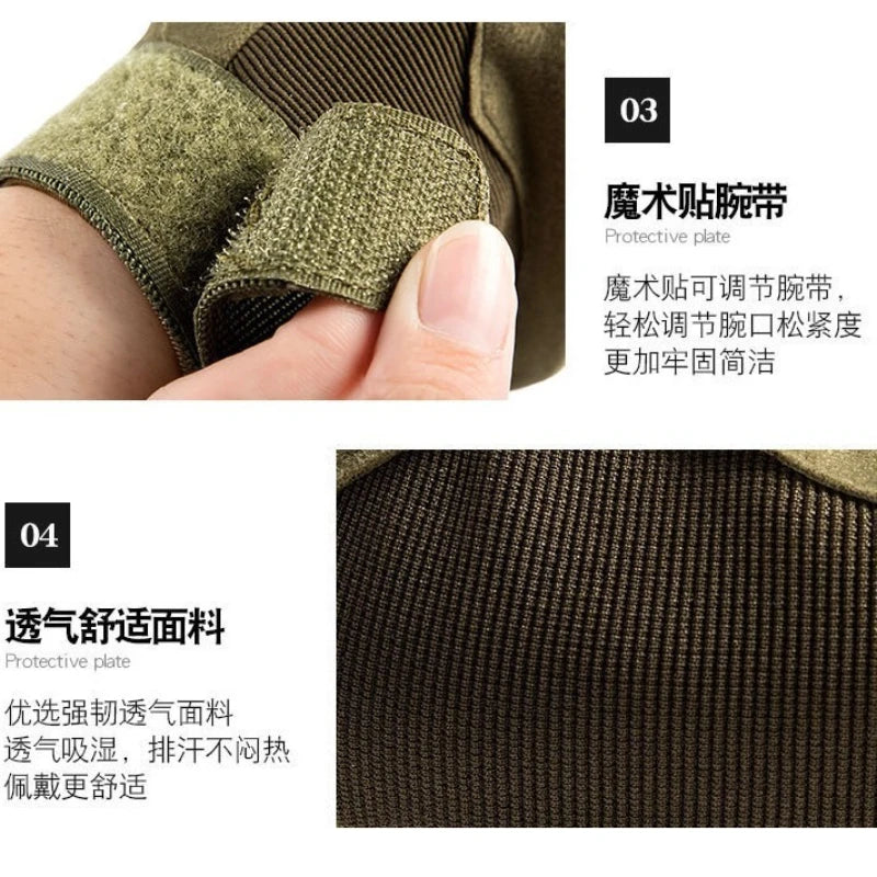 Motorcycle Gloves Touch Screen Motorbike Riding Summer Breathable Moto Full Finger Motocross Half Finger Guantes Gloves