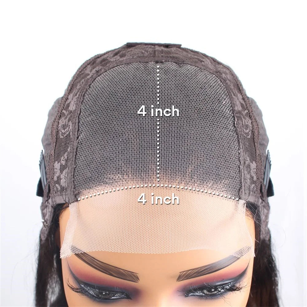 40 Inch 5x5 Straight Glueless Human Hair Wig 4X4 Closure Wigs Human Hair Pre Plucked Pre Cut Transparent Lace Human Hair Wigs