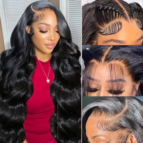 30 Inch Body Wave Transparent 13x6 Lace Frontal Human Hair Wigs 200 Density Brazilian Remy 13x4 Lace Front Wig For Women Wigs