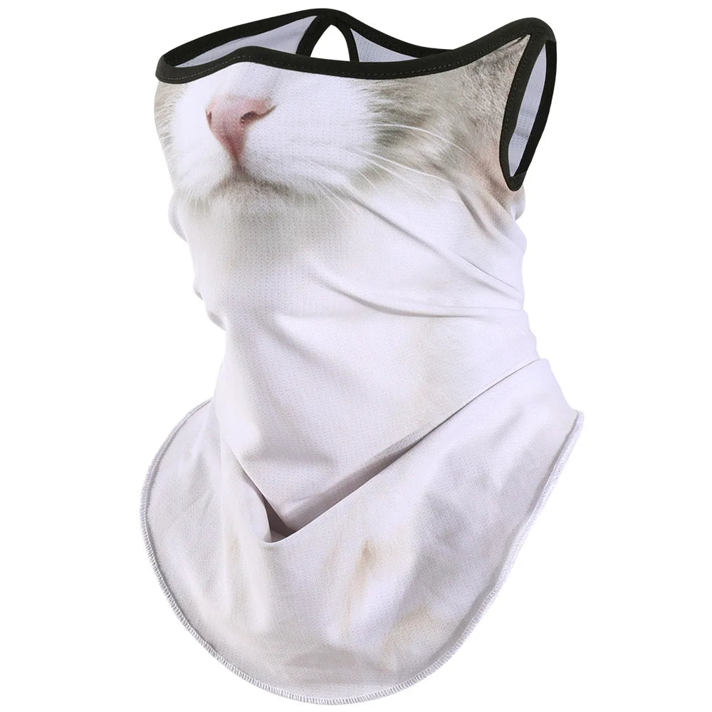 Motorcycle Face Mask Moto Helmet Breathable Bandana Hood Ski Neck Warmer Gaiter Windproof Dustproof Scarf Biker Mask