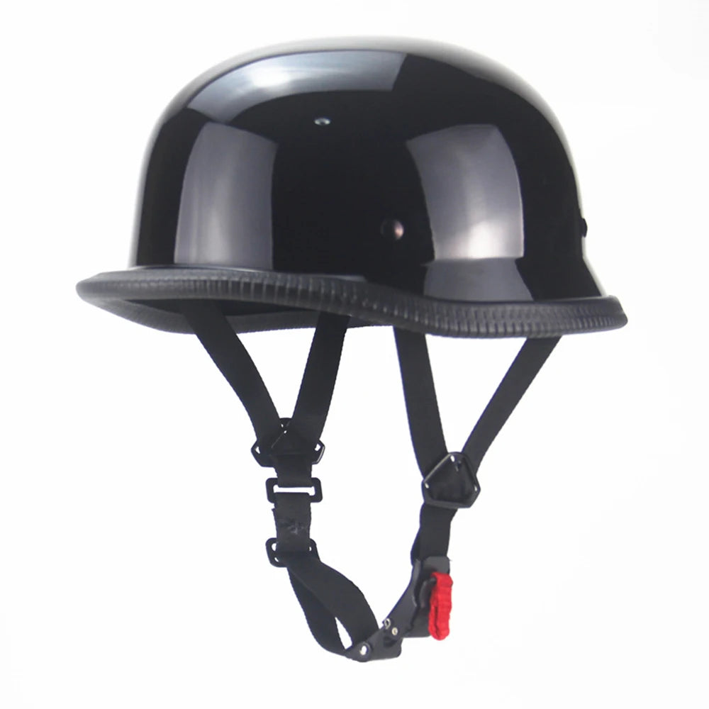 Motorcycle Helmet German Vintage Casco Moto Open Face Black Summer Retro Half Helmet Unisex Helmets Motorcycle Accessories