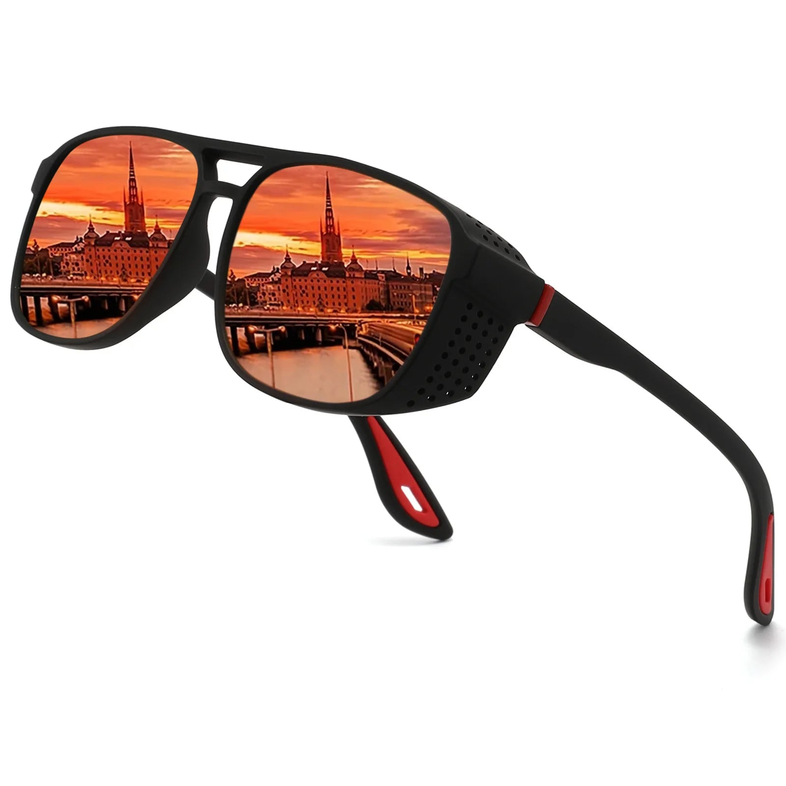 Cycling Sunglasses Driving Shades Polarized Glasses Men Women Outdoor Fishing Riding Mirror Motorcycle Running Travel Eyewear