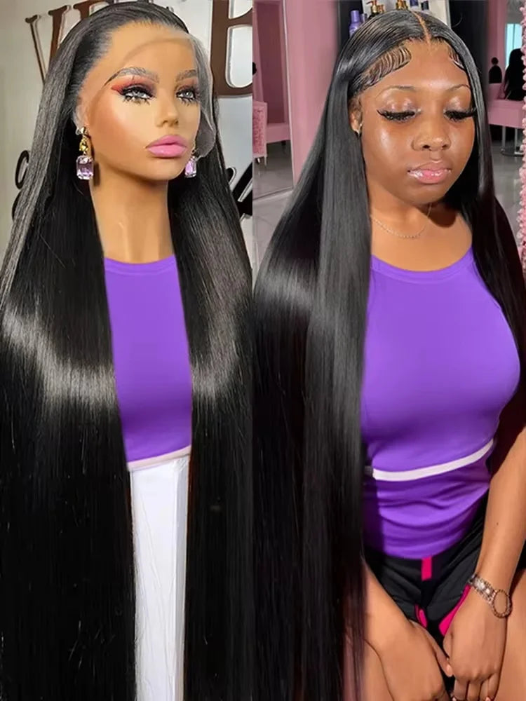 Straight 30 40 Inch 13x6 HD Lace Frontal Human Hair Wigs 13x4 Lace Front Wigs 100% Human Hair Wig Brazilian Pre Plucked On Sale