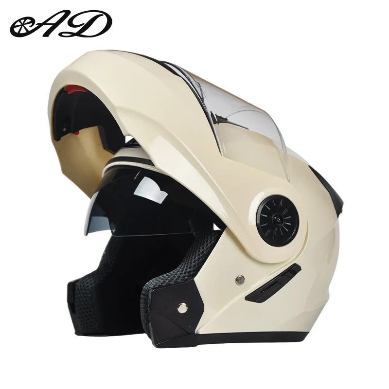 High Quality Unisex ABS Modular Portable Motorcycles Motocross Helmet New Generation Cascos Para Moto Motorbike Helmets Factory