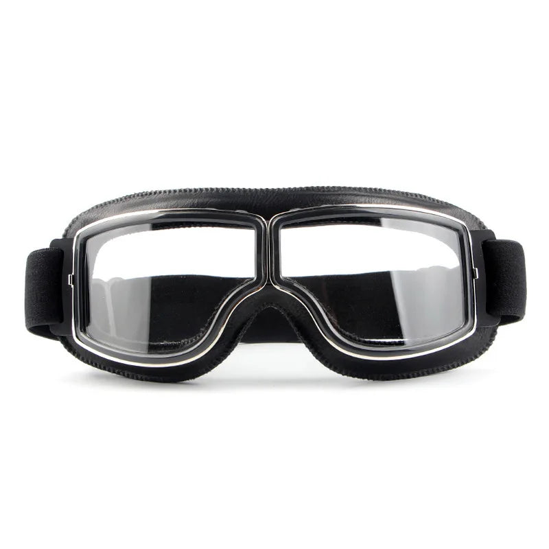 Metal frame retro goggles, motorcycle off-road riding glasses, outdoor sports windproof and dustproof bicycle goggles