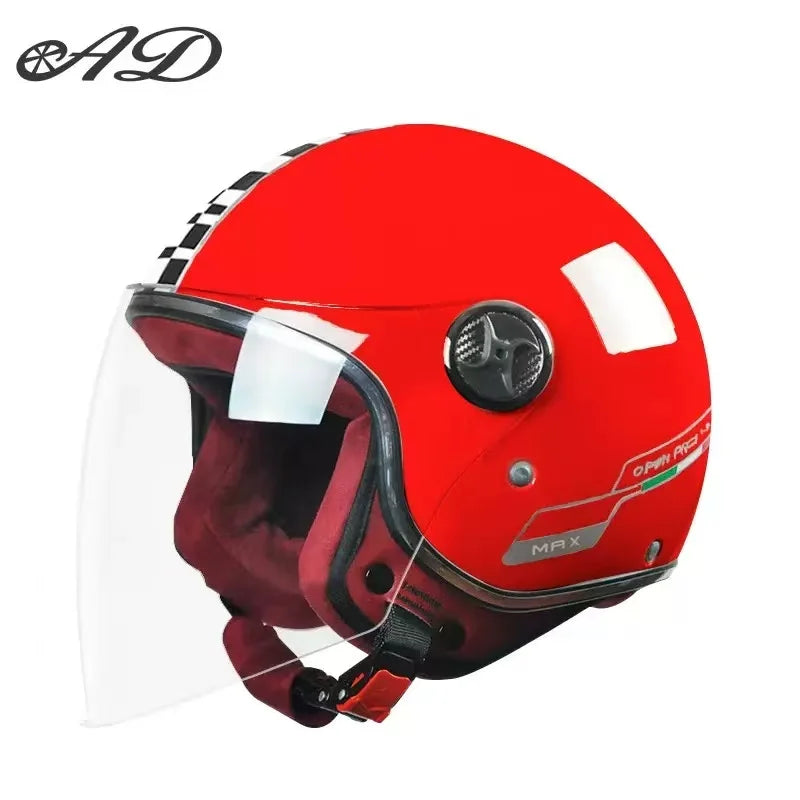 High Quality New electric helmet for men and women four seasons general safety helmet autumn and winter warm motorcycle helmet