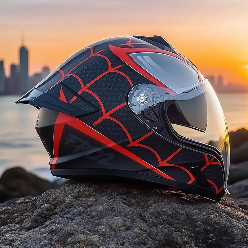 Full Face Motorcycle Helmets Latest Downhill Racing Motorbike Riding Casco Capacete De Moto DOT Approved For Men Women Kask