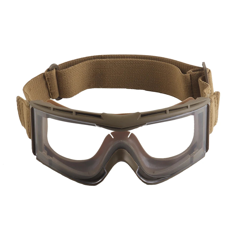 Tactical Protective Goggles Replaceable Lens Adapted Hunting Fast Airsoft Helmet Outdoor Motorcycle Riding Ski Windproof Glasses