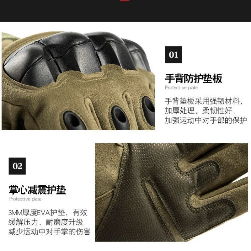 Motorcycle Gloves Touch Screen Motorbike Riding Summer Breathable Moto Full Finger Motocross Half Finger Guantes Gloves
