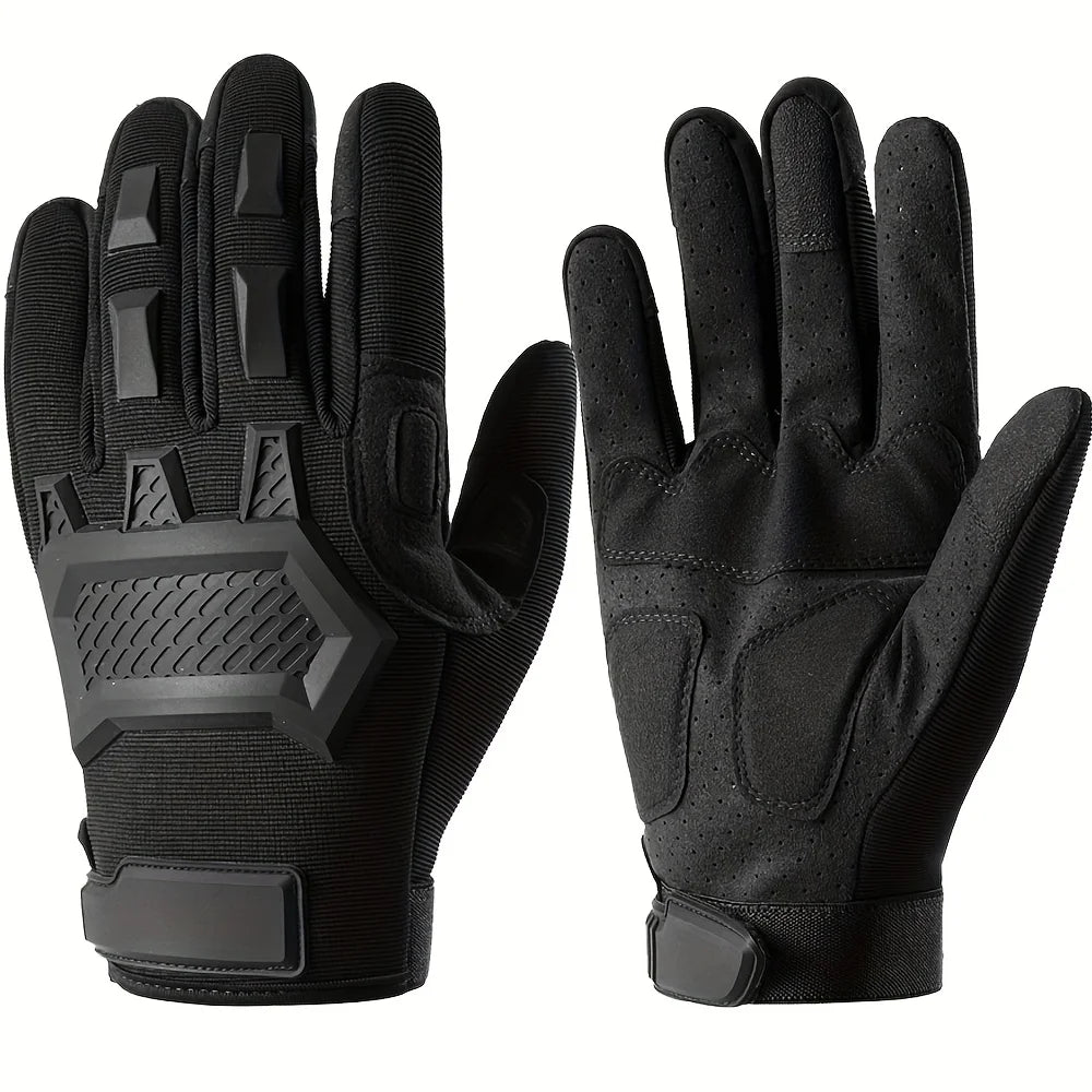 1 Pair Full Finger Tactical Gloves Touch Screen Mountaineering Motorcycle Riding Protective Gloves Outdoor Sport Special Forces