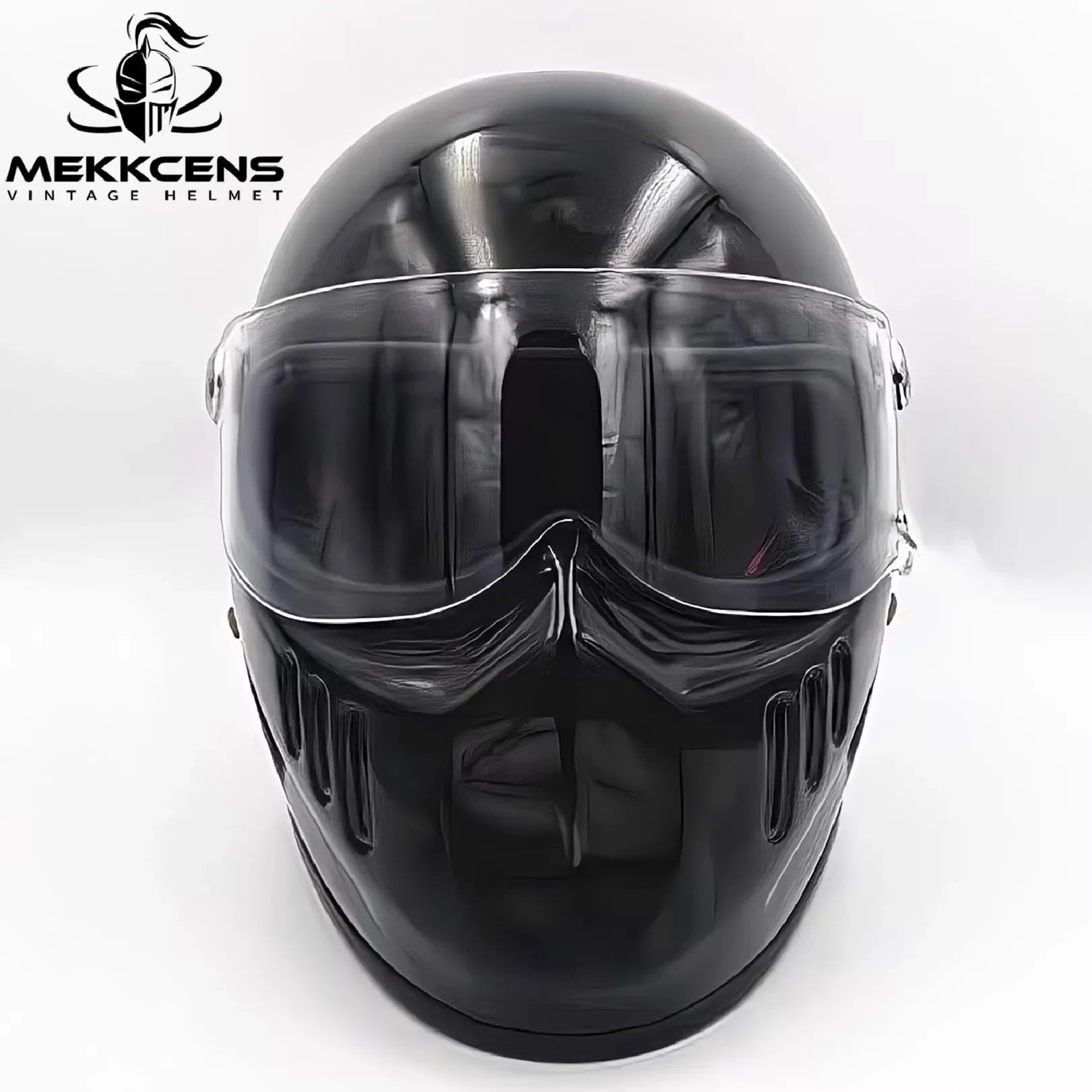 High Strength Fiberglass Classic Retro Full Face Helmet, for Harley Motorcycle and Cruise Motorcycle Protection Helmets