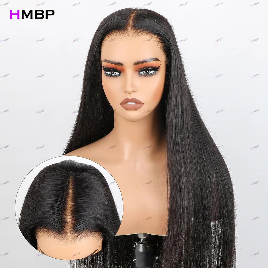 350 Density 360 HD Lace Frontal Wig Straight Wigs Glueless Lace Frontal Wigs Human Hair Wear And Go Pre Plucked Hair For Women
