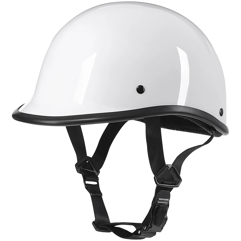 Motorcycle Half Helmet German Vintage Helmet Moto Motorcycle Open Face retro scooter half Helmet Biker Pilot Helmet