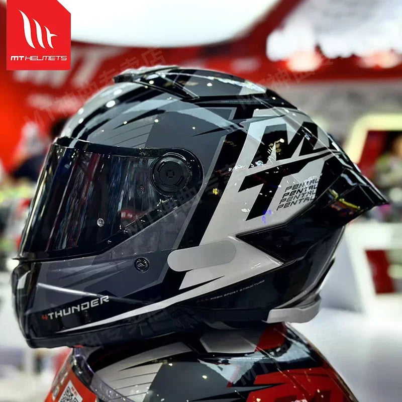 High quality MT Thunder 4 SV helmet motorcycle helmet new full face covered off-road helmet men's four season riding equipment