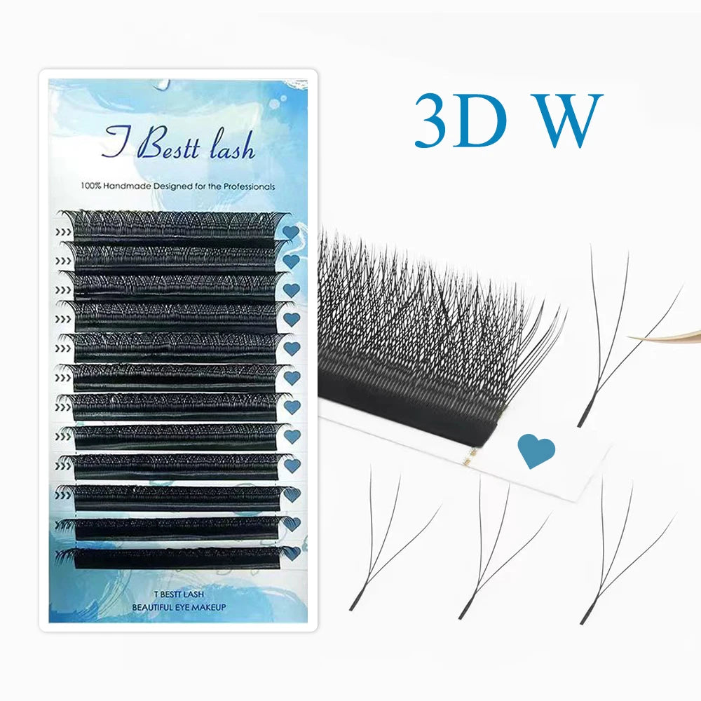 Tbestt 6DW Shape Lashes YY Eyelash Volume Extensions 5DW Cilia and Brazilian Volume Mink YY Cilios Extensions Cilios YY