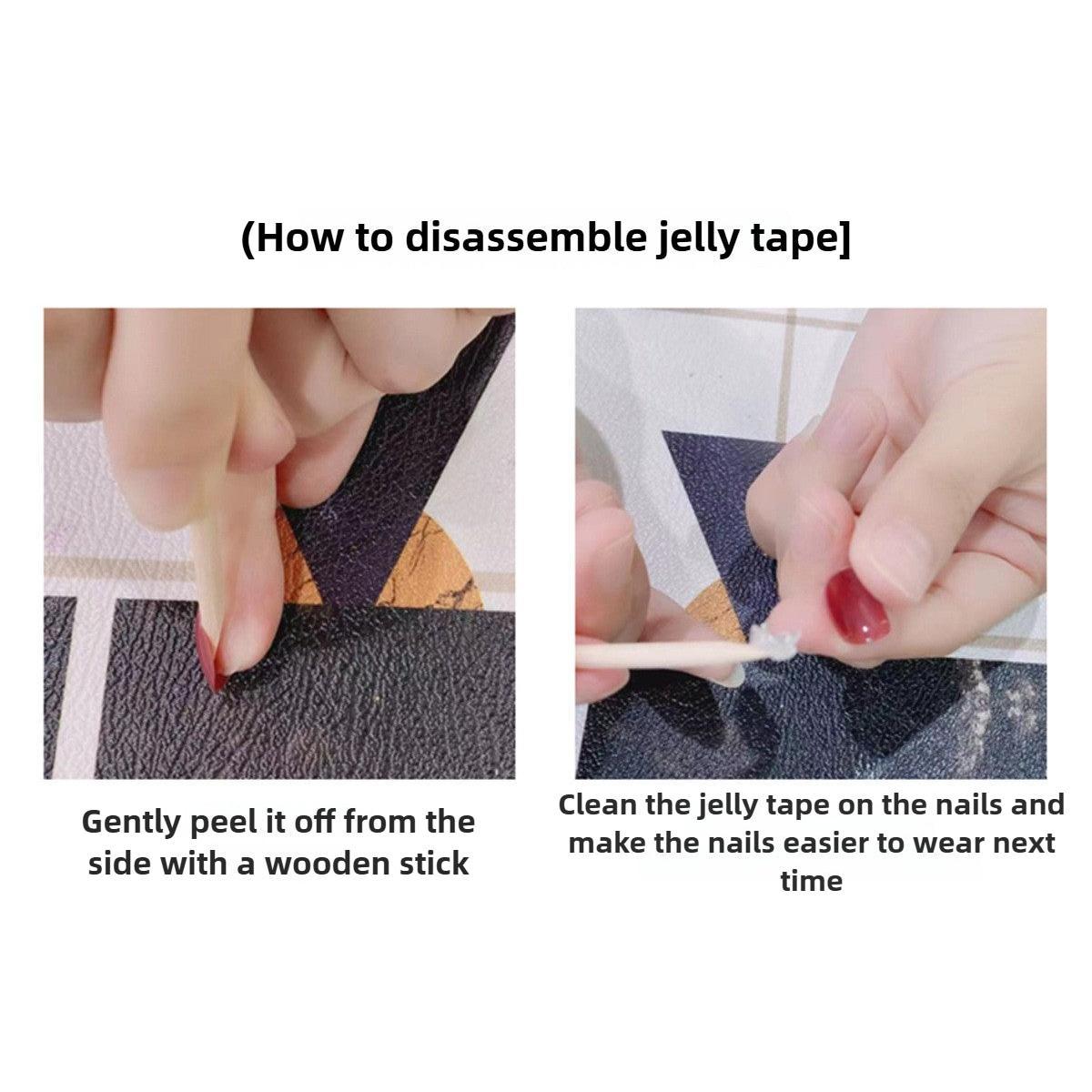 1072 Handmade Nail Wear Nail Art Reusable Press on Nails False Nails