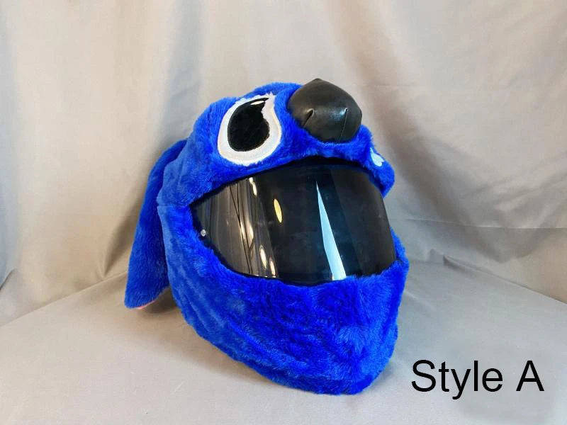 Motorcycle Helmet Cover Accessories Christmas Plush Motocross Full Face Off Road Helmet Decoration Helm Unisex Cosplay Styling