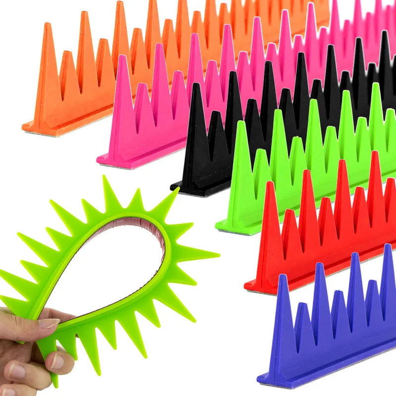 Universal Rubber Dirt Biker Motocross Mohawk Biker Helmet Mohawks Spikes Motorcycle Helmet Mohawk Sticker Decoration Accessories