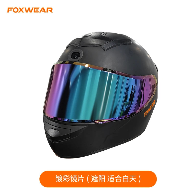 AI Intelligence Motorcycle Helmet with Camera and Bluetooth Headset Full Face Helmet Men Women Cascos Para Moto Four Seasons DOT