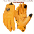 Motorcycle gloves windproof and waterproof leather men's riding gloves touch screen motorcycle off-road gloves winter